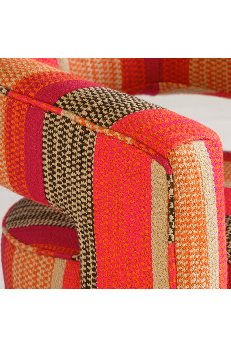 Fauteuil sculptural pivotante multicolore | Andrew Martin Madison | Meubleluxe.fr