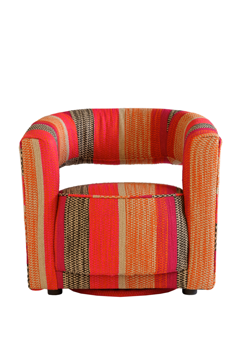 Fauteuil sculptural pivotante multicolore | Andrew Martin Madison | Meubleluxe.fr