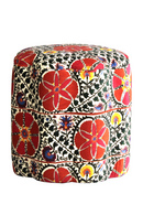 Ottoman festonné Boho | Andrew Martin Daisy | Meubleluxe.fr