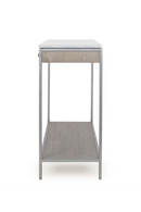 Console en marbre blanc avec tiroirs | Andrew Martin Rufus | Meubleluxe.fr