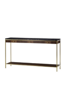 Console en noyer et en marbre | Andrew Martin Chester | Muebleluxe.fr