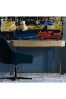 Bureau en Galuchat à 1 Tiroir | Andrew Martin Jacques | OROA.fr