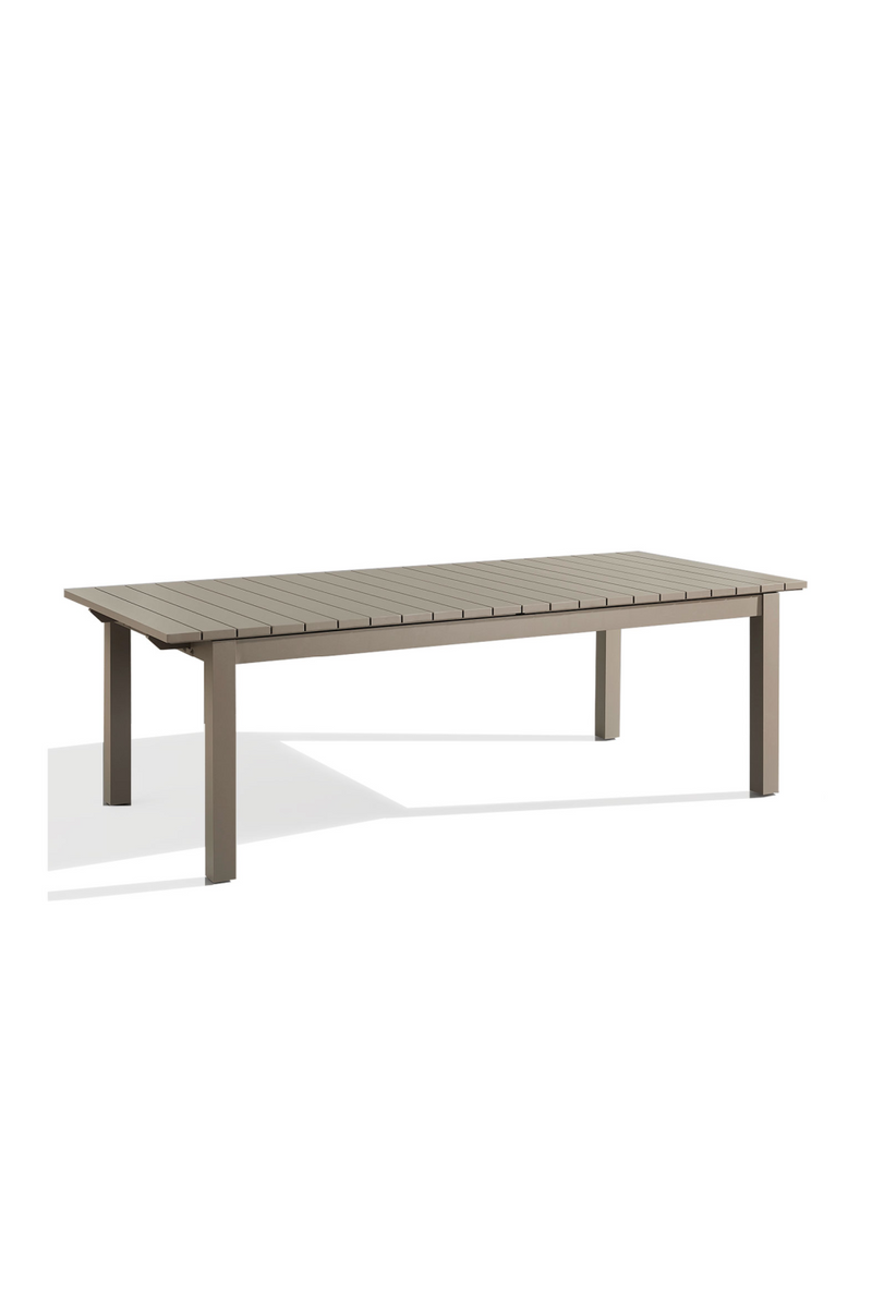 Table à manger d'extérieur extensible Taupe | Andrew Martin Harlyn | Meubleluxe.fr