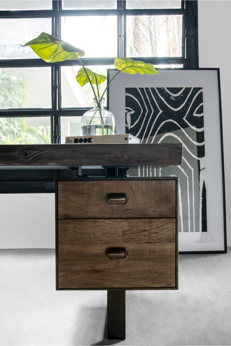 Bureau en bois massif | Andrew Martin Charles | Meubleluxe.fr