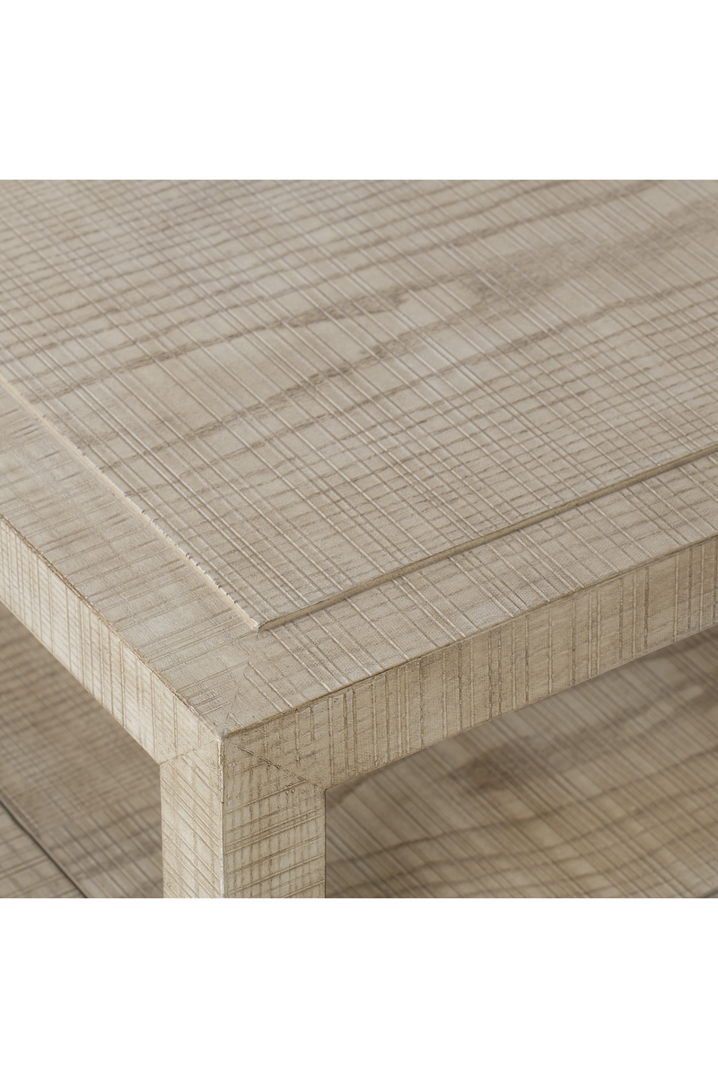 Table basse rectangulaire en frêne naturel massif | Andrew Martin Raffles | Meubleluxe.fr