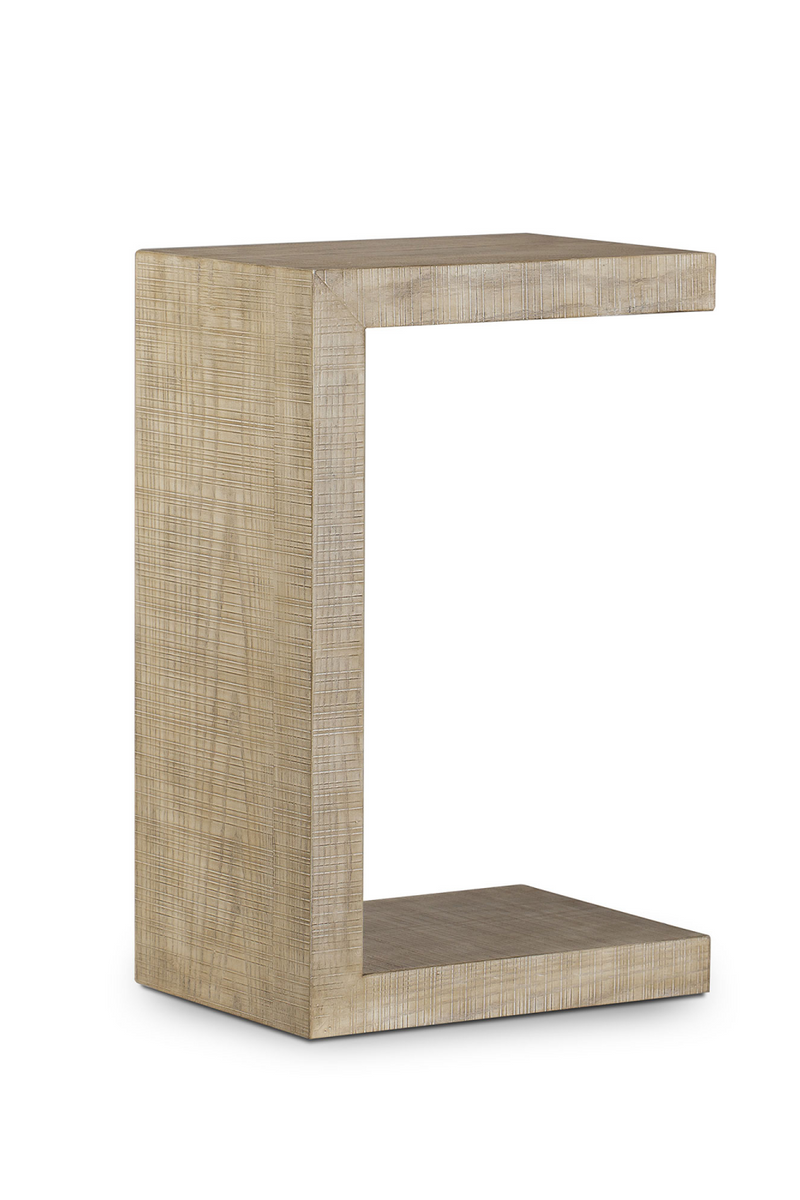 Table d'appoint en bois de frêne naturel | Andrew Martin Raffles | Meubleluxe.fr