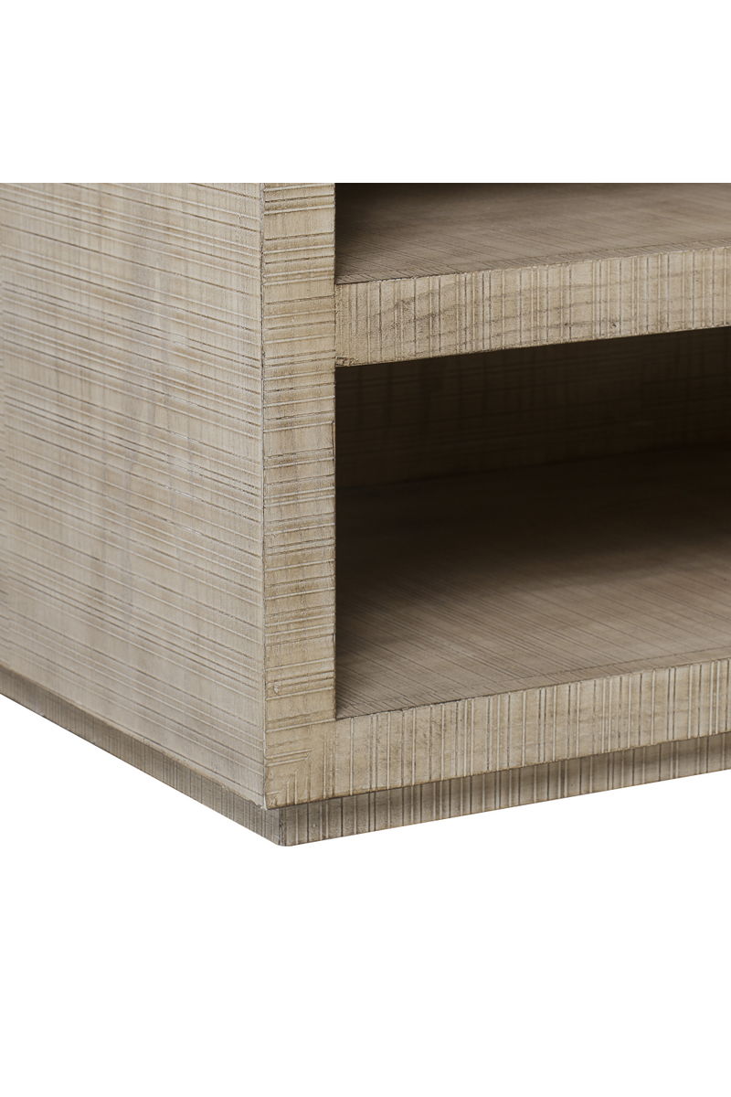 Grande table de chevet en bois de frêne | Andrew Martin Raffles | Meubleluxe.fr