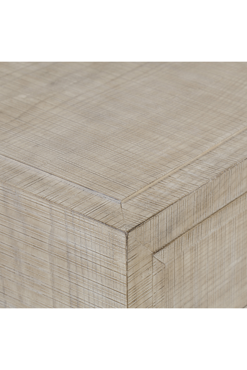 Grande table de chevet en bois de frêne | Andrew Martin Raffles | Meubleluxe.fr