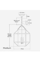 Suspension métallique dorée | Andrew Martin Morris M | Meubleluxe.fr
