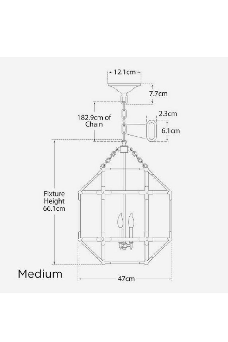 Suspension métallique dorée | Andrew Martin Morris M | Meubleluxe.fr