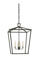 Suspension lanterne en bronze | Andrew Martin Darlana M | Muebleluxe.fr
