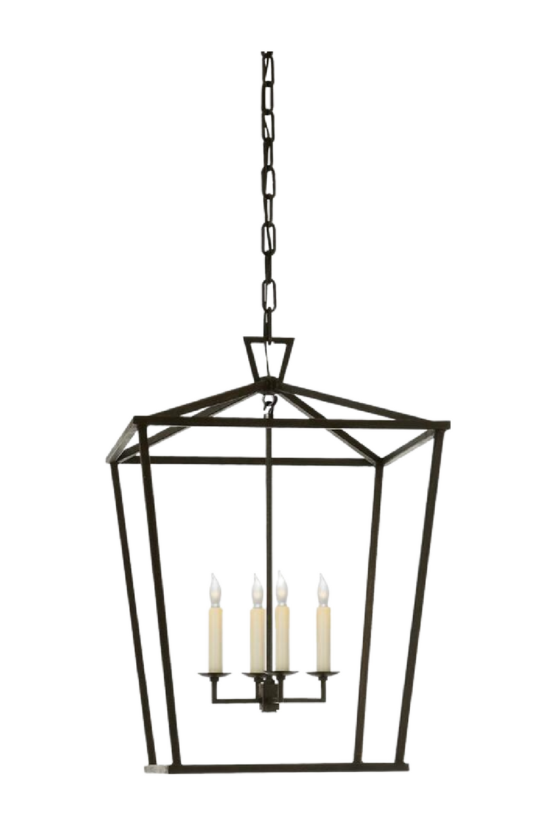 Suspension lanterne en bronze | Andrew Martin Darlana M | Muebleluxe.fr