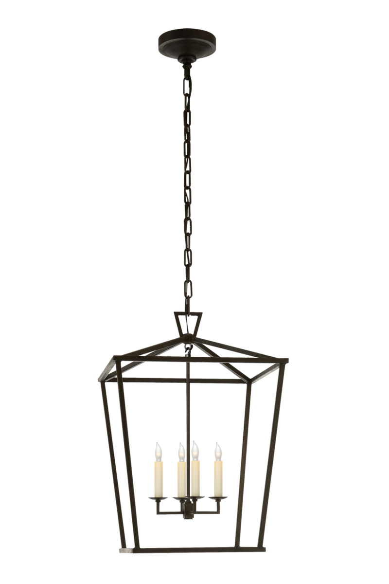 Suspension lanterne en bronze | Andrew Martin Darlana M | Muebleluxe.fr