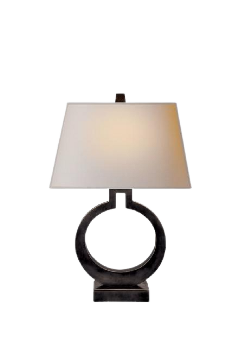 Lampe de table en bronze | Andrew Martin Ring Form