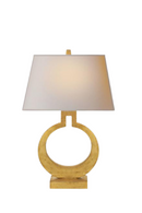 Lampe de Table en Laiton Antique | Andrew Martin Ring Form | OROA.fr