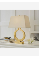 Lampe de Table en Laiton Antique | Andrew Martin Ring Form | OROA.fr