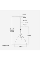 Suspension dorée contemporaine | Andrew Martin Agnes M | Meubleluxe.fr