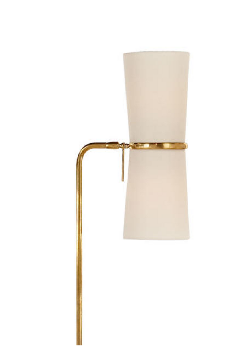 Lampadaire en laiton vieilli | Andrew Martin Clarkson | Muebleluxe.fr