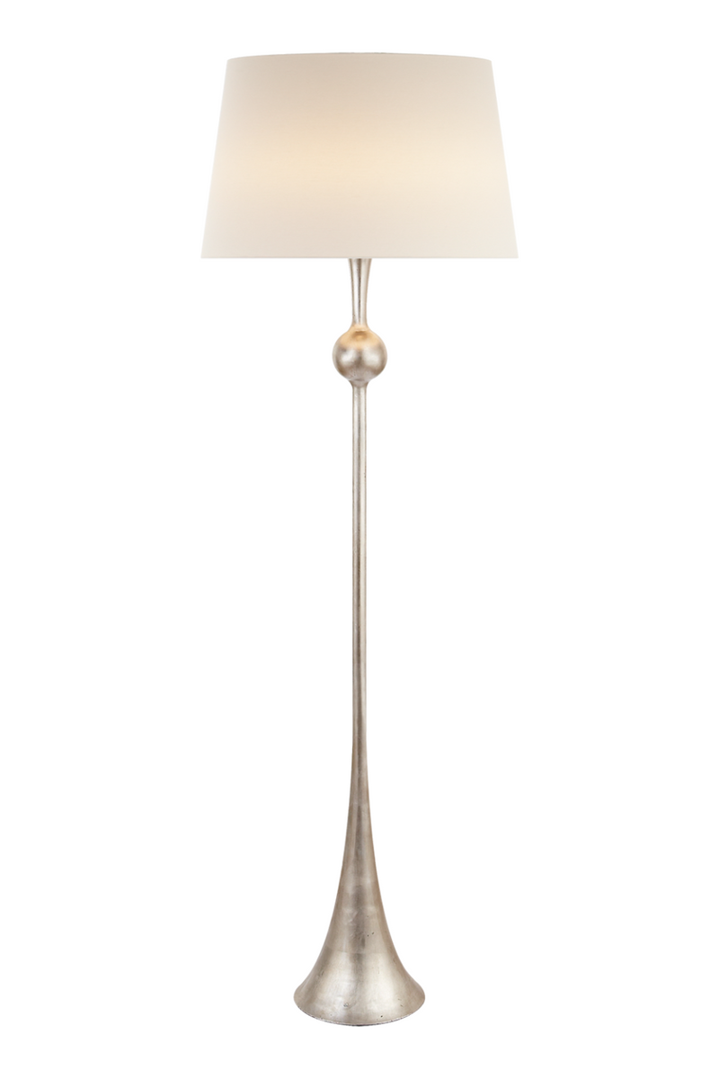 Lampadaire en feuille d'argent bruni | Andrew Martin Dover | Muebleluxe.fr