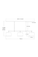 Suspension en Laiton Avec Abat-Jour en Papier | Andrew Martin Bryant | OROA.fr