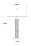 Lampe de table polie à la main | Andrew Martin Longacre | Meubleluxe.fr