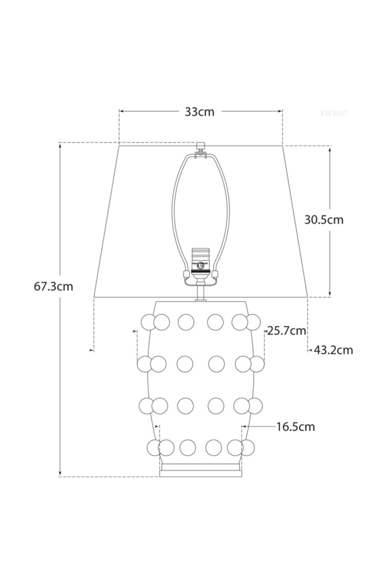 Lampe de table blanche mate | Andrew Martin Linden | Meubleluxe.fr 