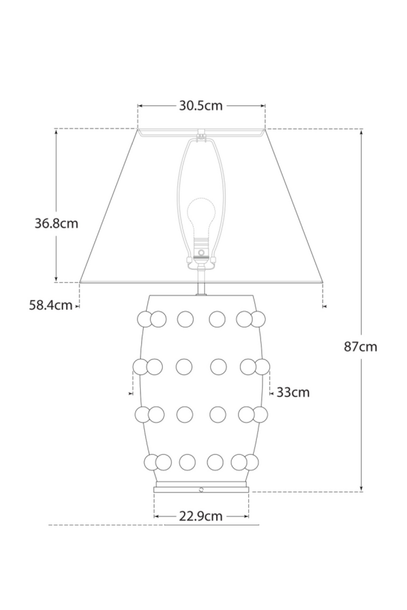 Lampe de table noire mate | Andrew Martin Linden | Meubleluxe.fr 