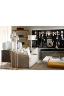 Lampadaire Moderne à Quatre Abat-Jour en Lin | Andrew Martin Montreuil | OROA.fr