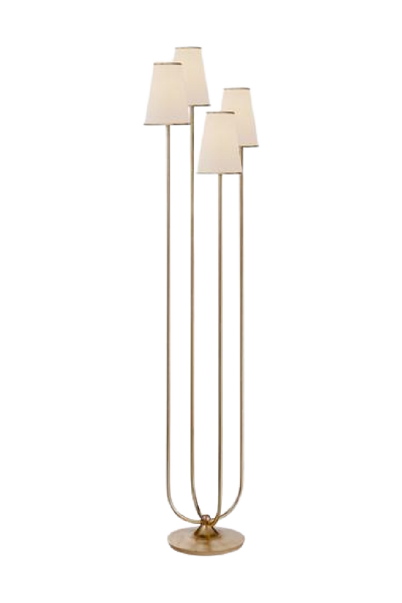 Lampadaire multi branches en laiton | Andrew Martin Montreuil | Meubleluxe.fr