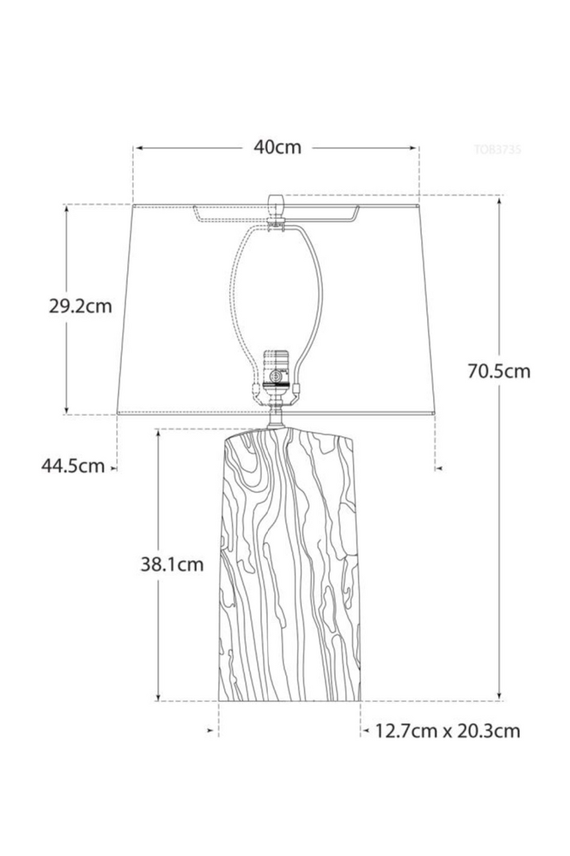 Lampe de table à base de bois | Andrew Martin Sierra | Meubleluxe.fr