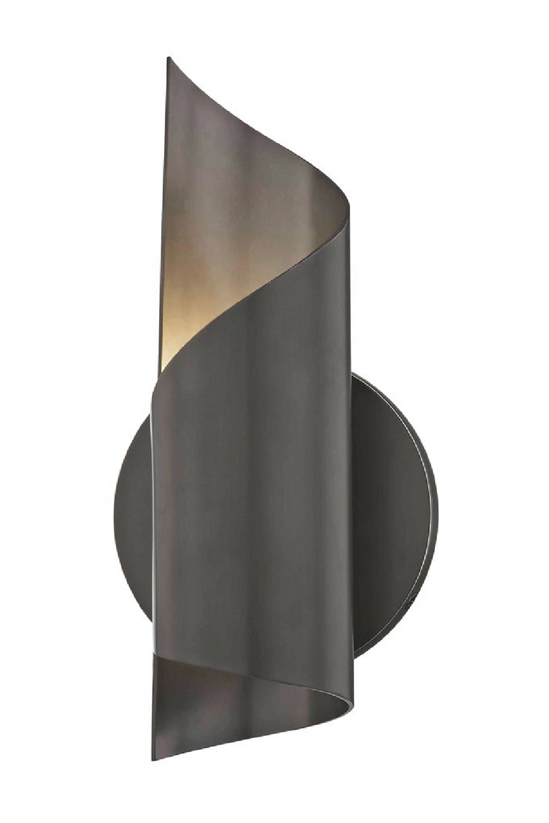 Applique murale cylindrique en bronze | Andrew Martin Evie | Muebleluxe.fr