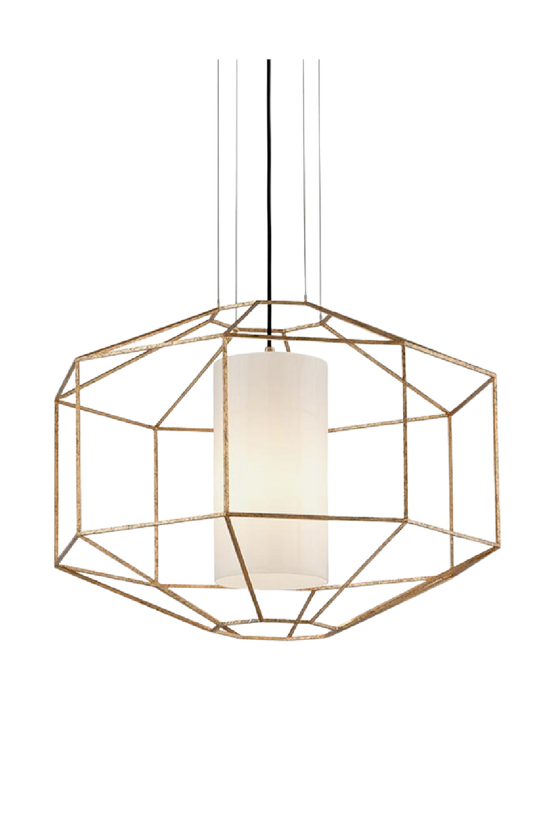 Suspension géométrique dorée | Andrew Martin Draft Grand | Muebleluxe.fr