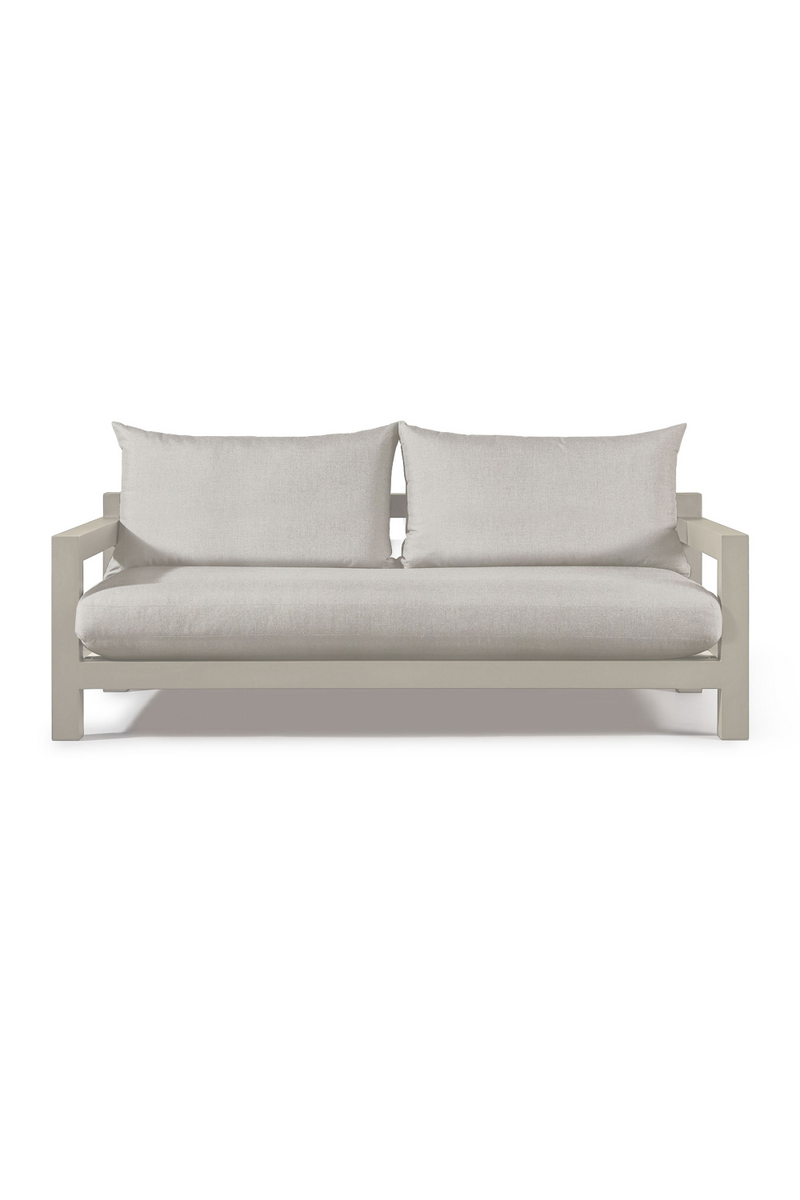 Canapé d'extérieur 2 places taupe | Andrew Martin Harlyn Sofa | Meubleluxe.fr