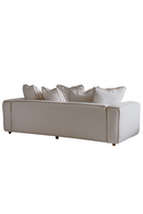 Canapé 3 places en lin blanc | Andrew Martin Hogarth | Meubleluxe.fr