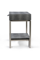 Table d'appoint en galuchat gris | Andrew Martin Flex | Meubleluxe.fr