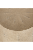 Table d'appoint cylindrique en galuchat ivoire S | Andrew Martin Braden | Meubleluxe.fr