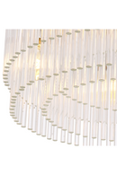 Plafonnier argenté en verre | Eichholtz Hector | Meubleluxe.fr