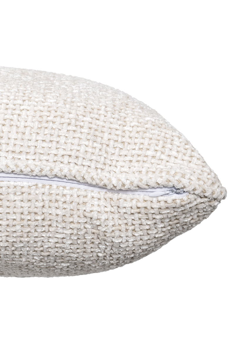 Coussin carré blanc cassé | Eichholtz Lyssa | Meubleluxe.fr