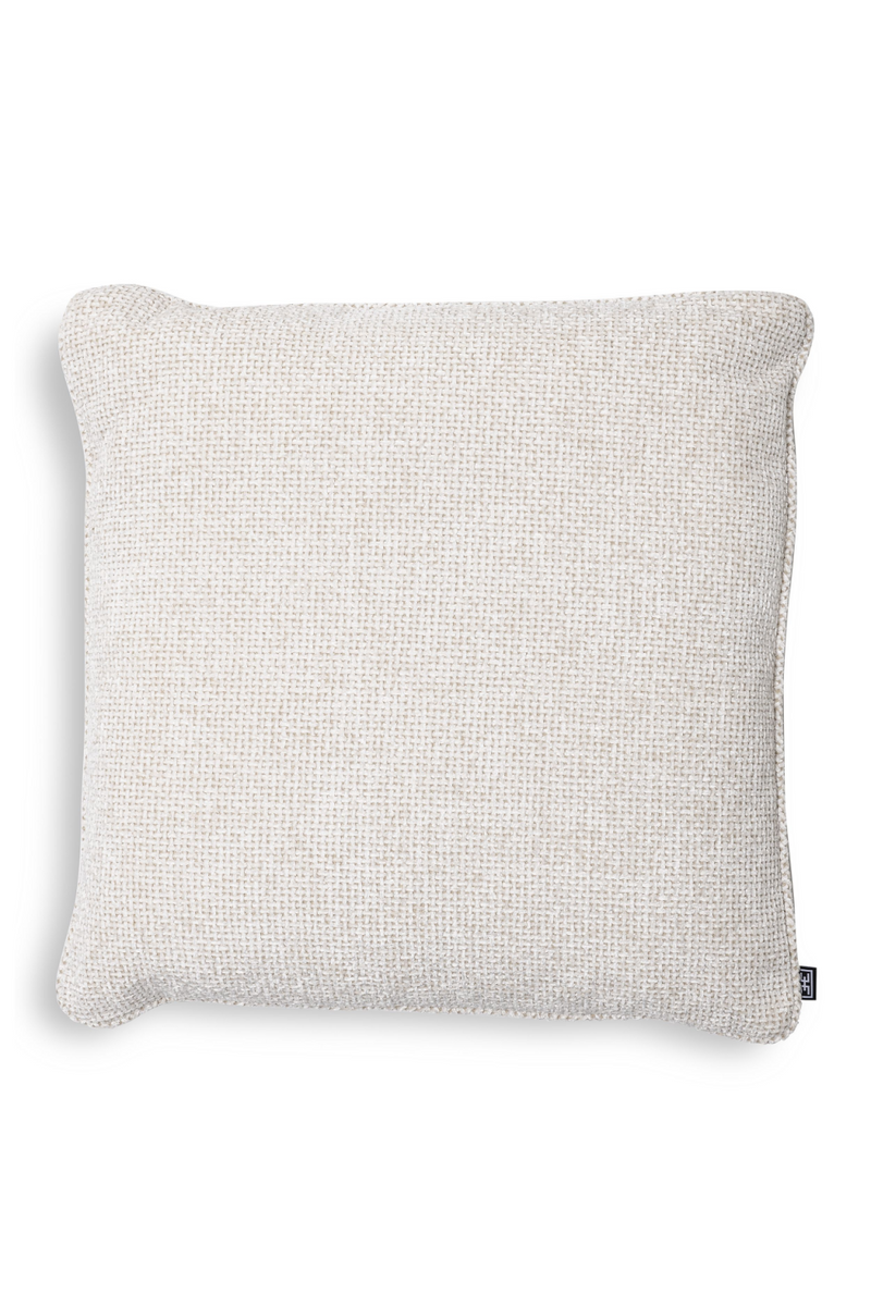 Coussin carré blanc cassé | Eichholtz Lyssa | Meubleluxe.fr