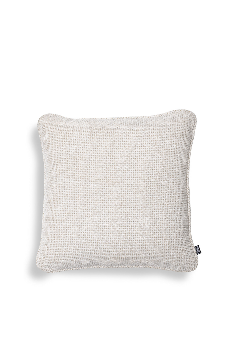 Coussin carré blanc cassé | Eichholtz Lyssa S | Meubleluxe.fr