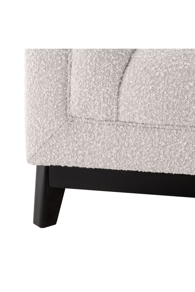 Fauteuil bouclé crème | Eichholtz Ditmar | Meubleluxe.fr