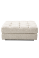 Pouf bouclé crème | Eichholtz Dean | Meubleluxe.fr