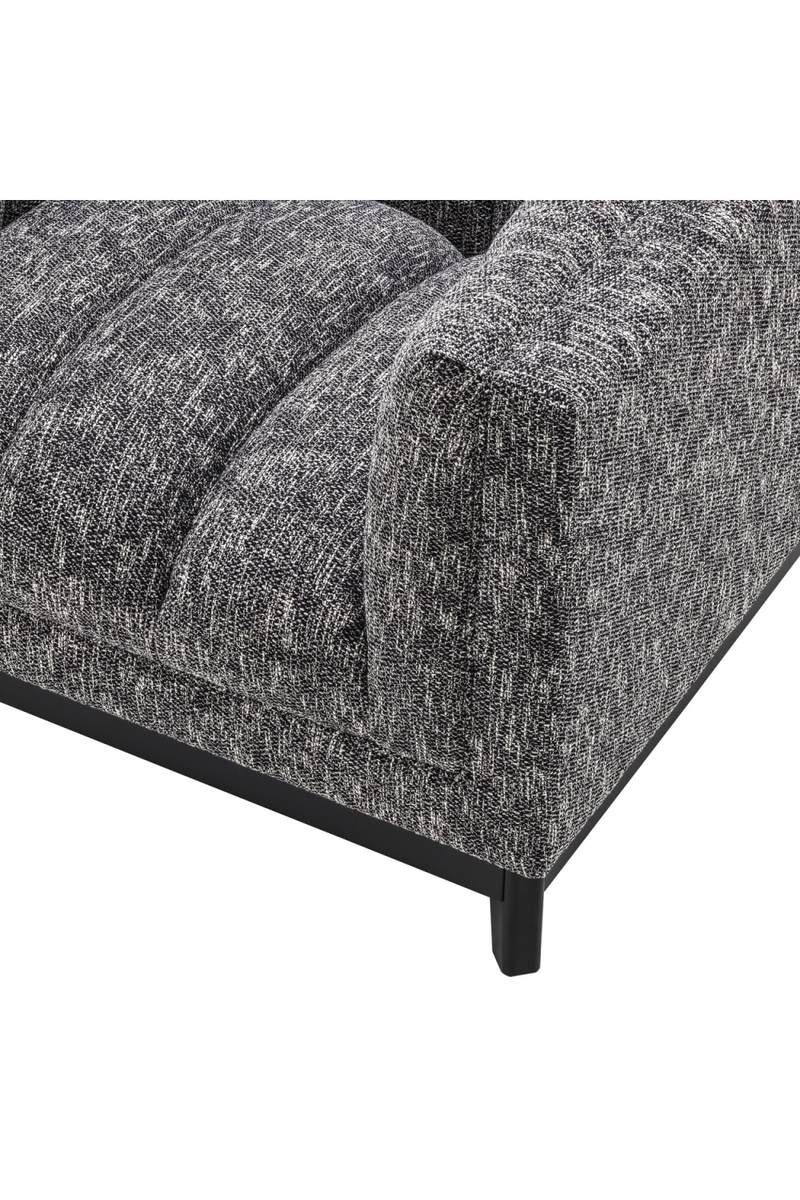 Fauteuil cambon noir | Eichholtz Ditmar | Meubleluxe.fr