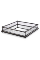 Plateau en verre carré | Eichholtz Cora | Meubleluxe.fr