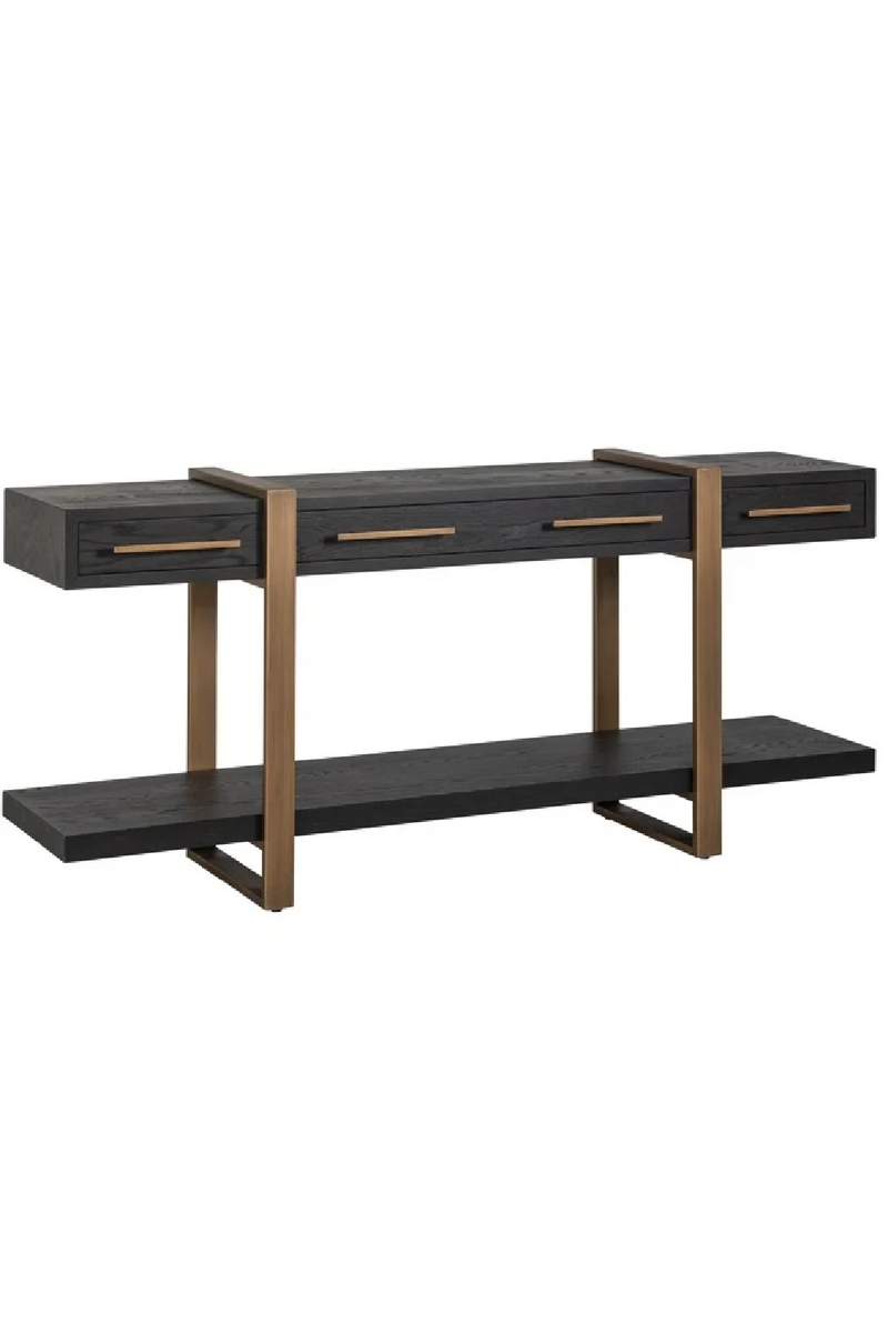 Console en chêne anthracite | Richmond Cambon | Meuble Luxe