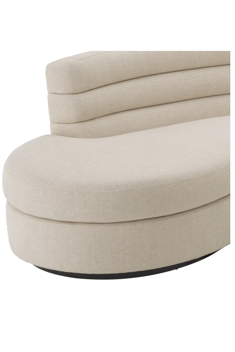 Canapé 6 places en tissu beige | Eichholtz Lennox | Meubleluxe.fr