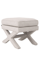 Pouf Lyssa blanc cassé | Eichholtz Cordoba | Meubleluxe.fr