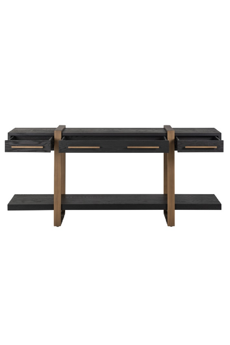 Console en chêne anthracite | Richmond Cambon | Meuble Luxe