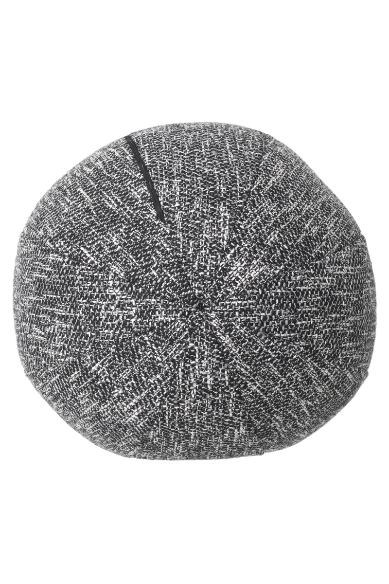 Coussin rond cambon noir | Eichholtz Palla L | Meubleluxe.fr