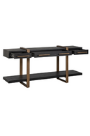 Console en chêne anthracite | Richmond Cambon | Meuble Luxe